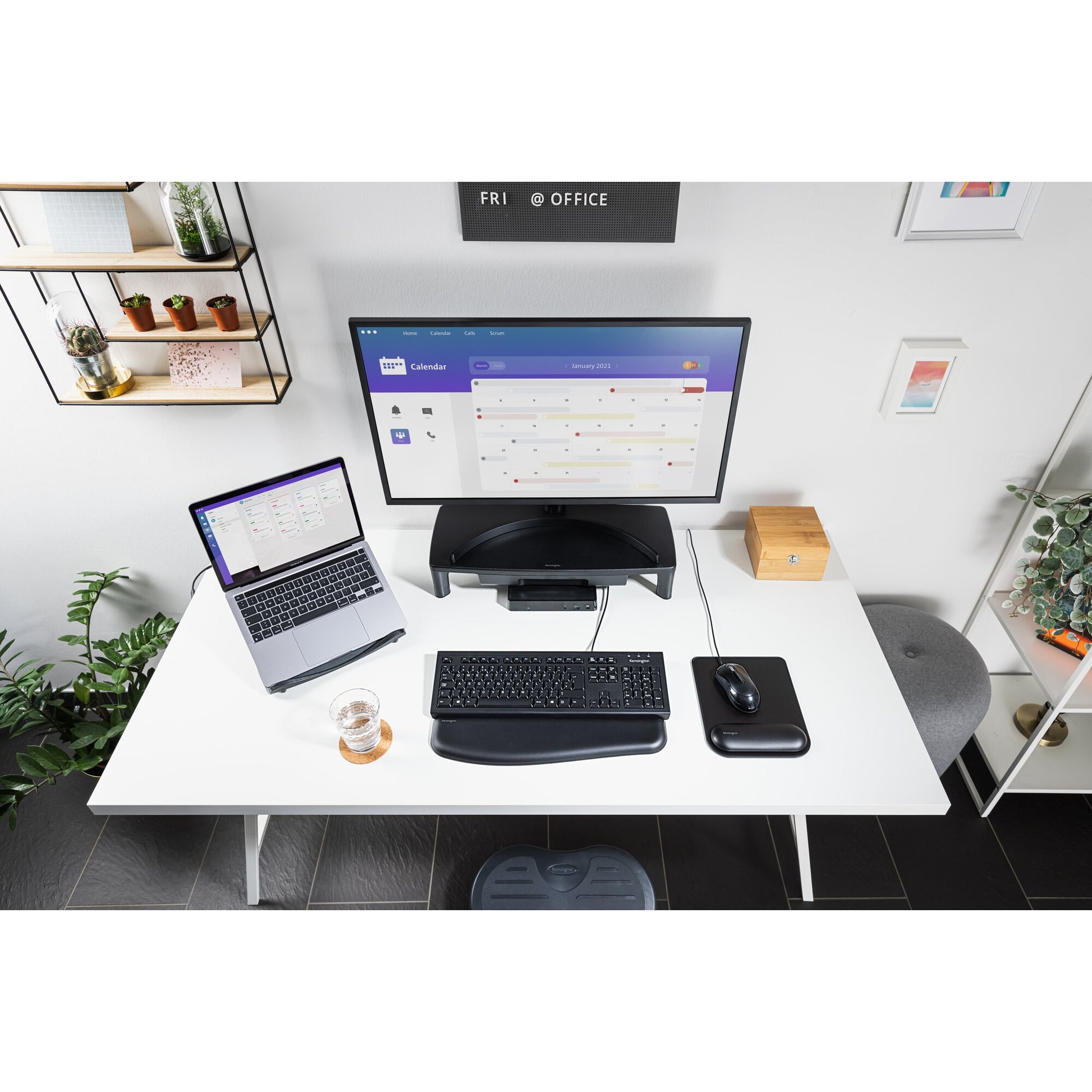 Kensington KB100 EQ – Tastatur – kabelgebunden – schwarz