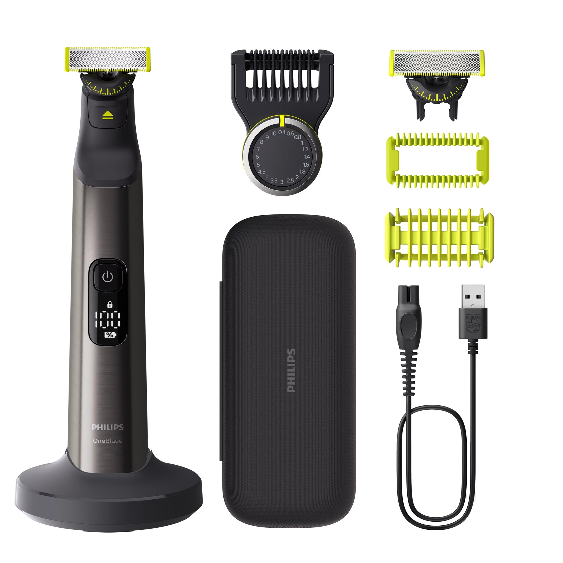 Philips OneBlade Pro QP6652/30 Bartschneider – Akku 120 min, Nass & Trocken