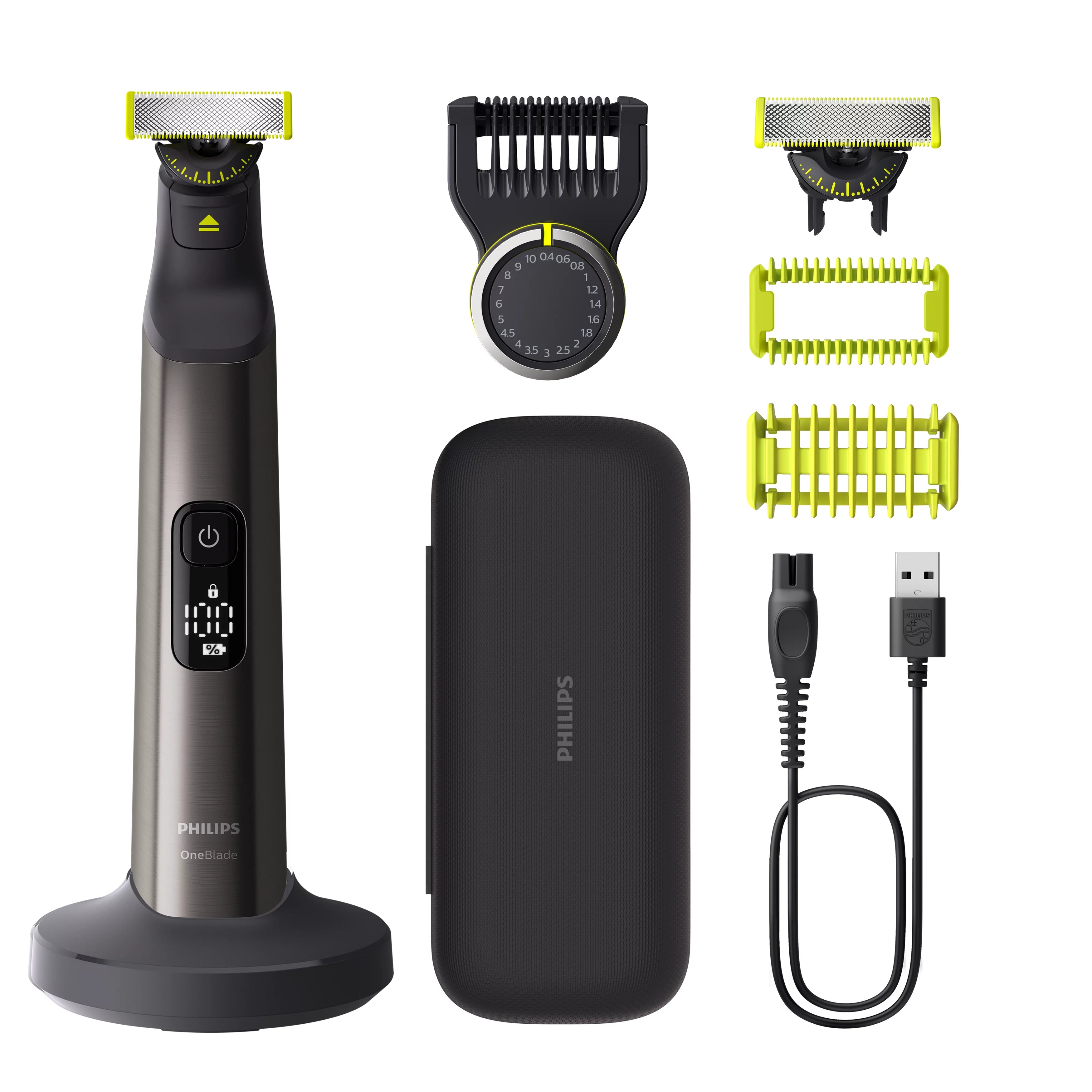 Philips OneBlade Pro QP6652/30 Bartschneider – Akku 120 min, Nass & Trocken