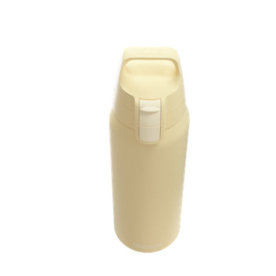 SIGG Shield One Isolierflasche 750 ml – Doppelwandig, Edelstahl, Klappdeckel, Gelb