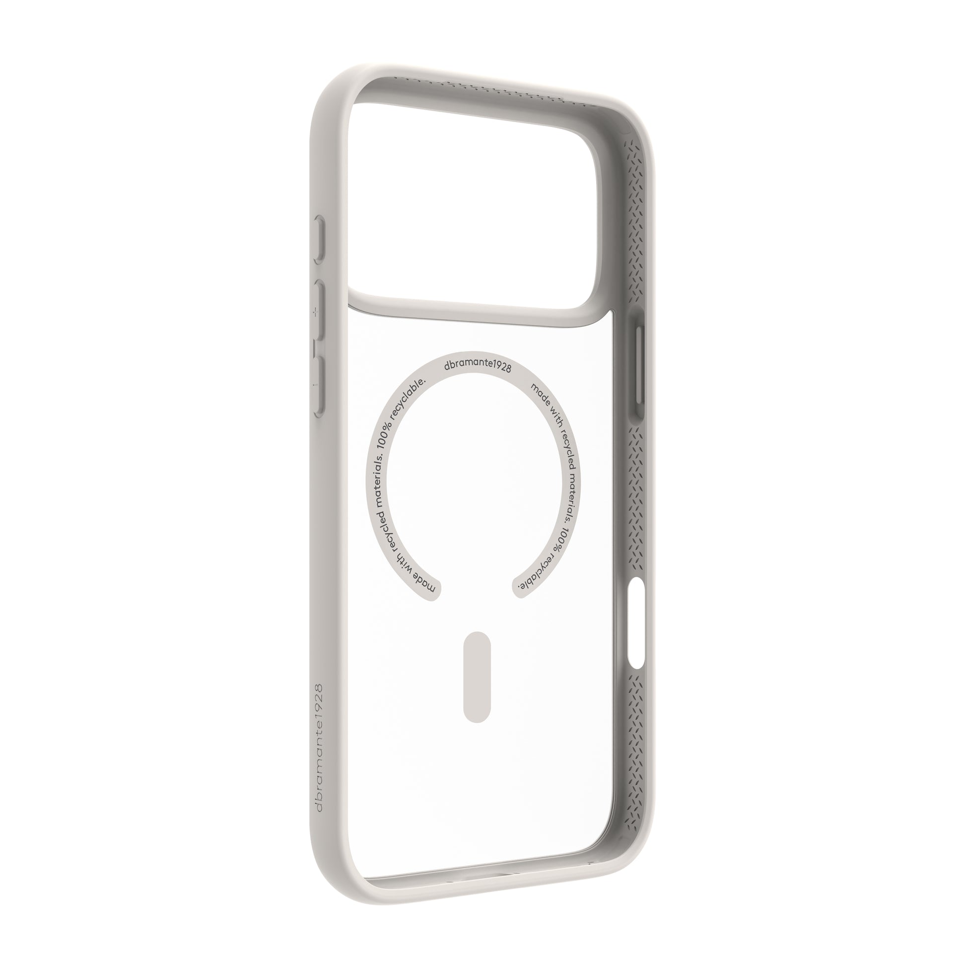 dbramante1928 Backcover – für Apple iPhone 17 Pro Max, Kunststoff, weiss, bis 2 m sturzsicher, mit Zusatzfach