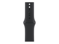Apple Sport Band – Armband – für Apple Watch 42 mm, Schwarz, S/M, Polymer (recycelt)