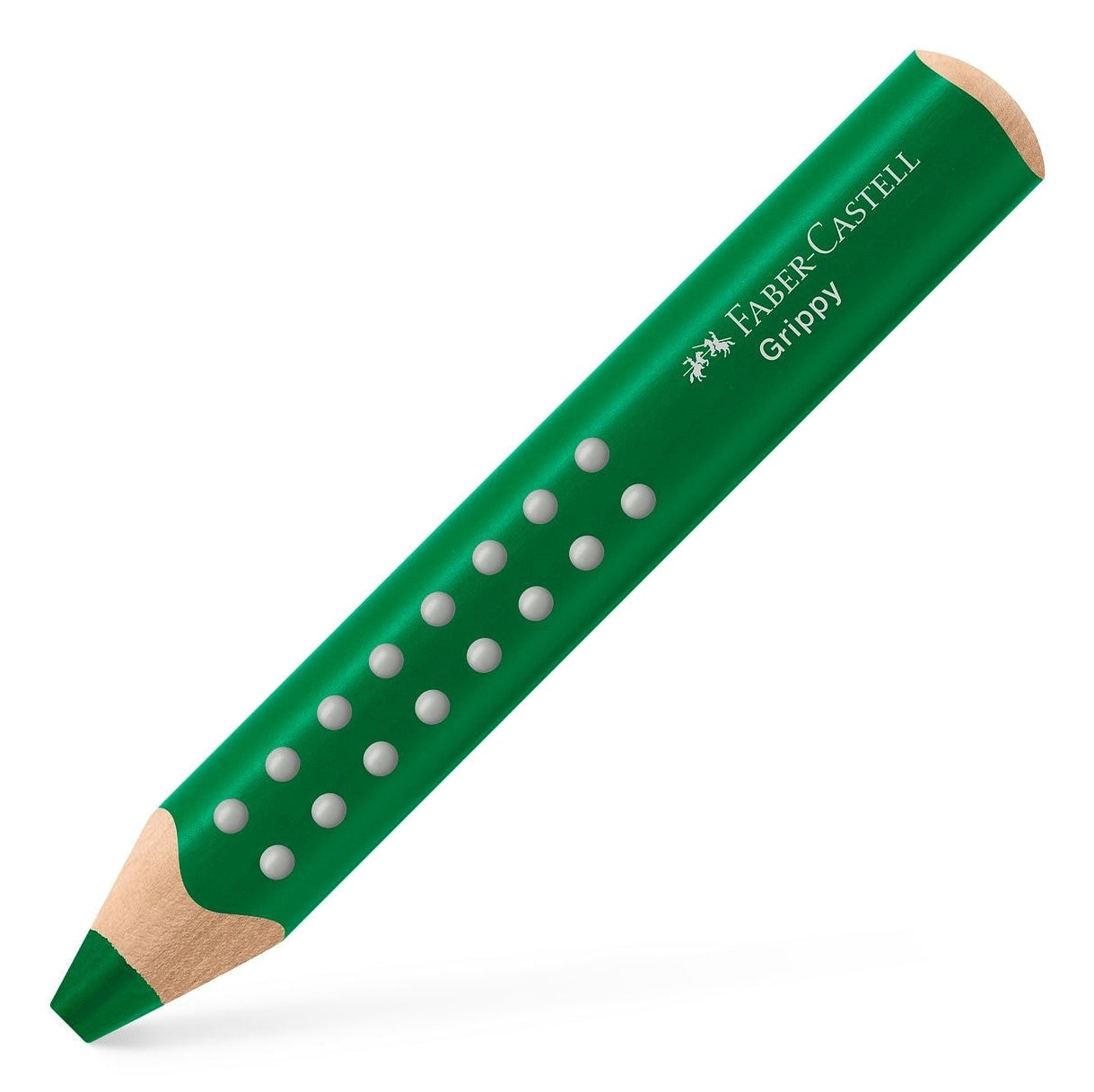Faber-Castell Aquarellfarbstift Grippy – Jumbo, Dreikant, Einzelstift Grün