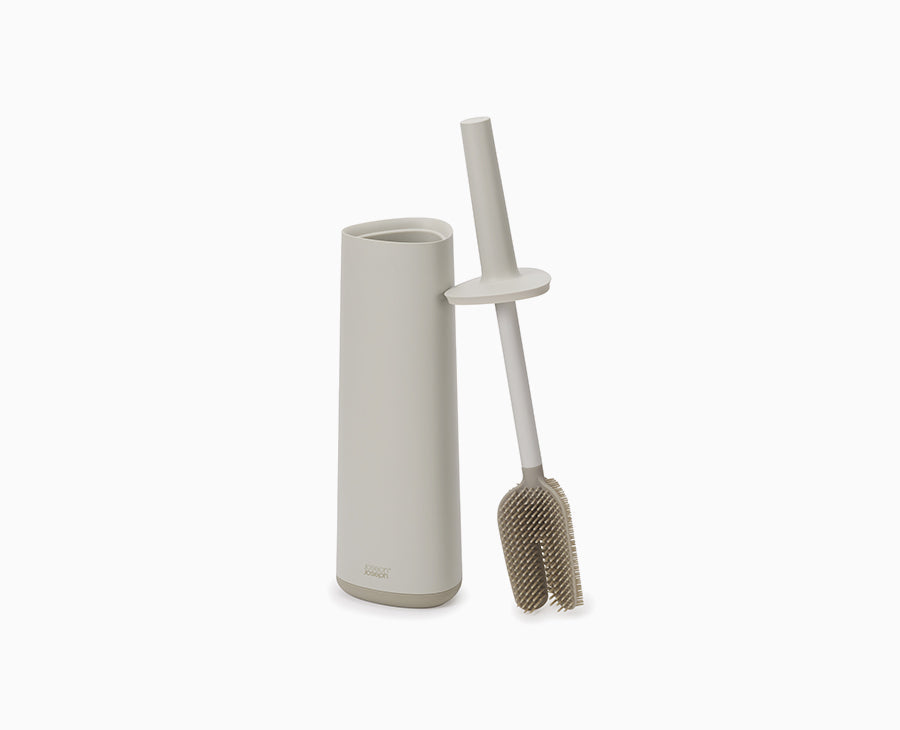 Joseph Joseph Toilettenbürsten-Set – Kunststoff, beige, H 43,6 cm