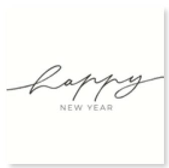 Paper + Design Servietten Fresh New Year – 33 × 33 cm, 3-lagig – 20 Stück