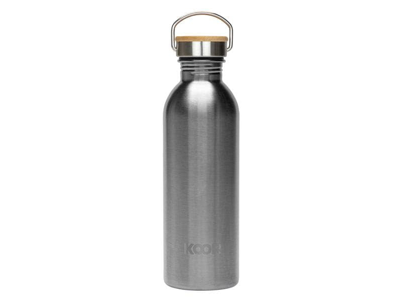KOOR Trinkflasche 1 l – Edelstahl, Weithals, Schraubdeckel