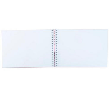 Exacompta Fotobuch Autentik – 320 × 220 mm, rosa, mit Spiralbindung, Karton