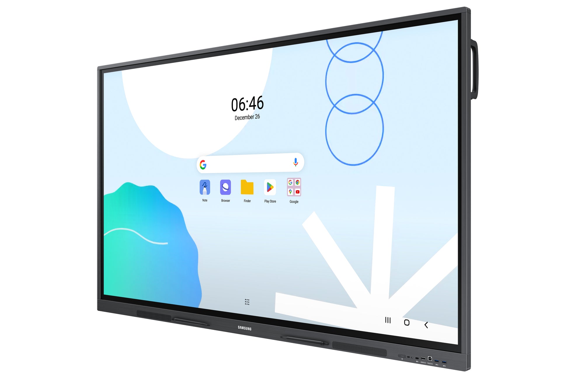 Samsung WA86D – 86" Interaktives Display – 4K UHD – IR-Touch (Multitouch) – Android 13 – 400 cd/m² – 12/7