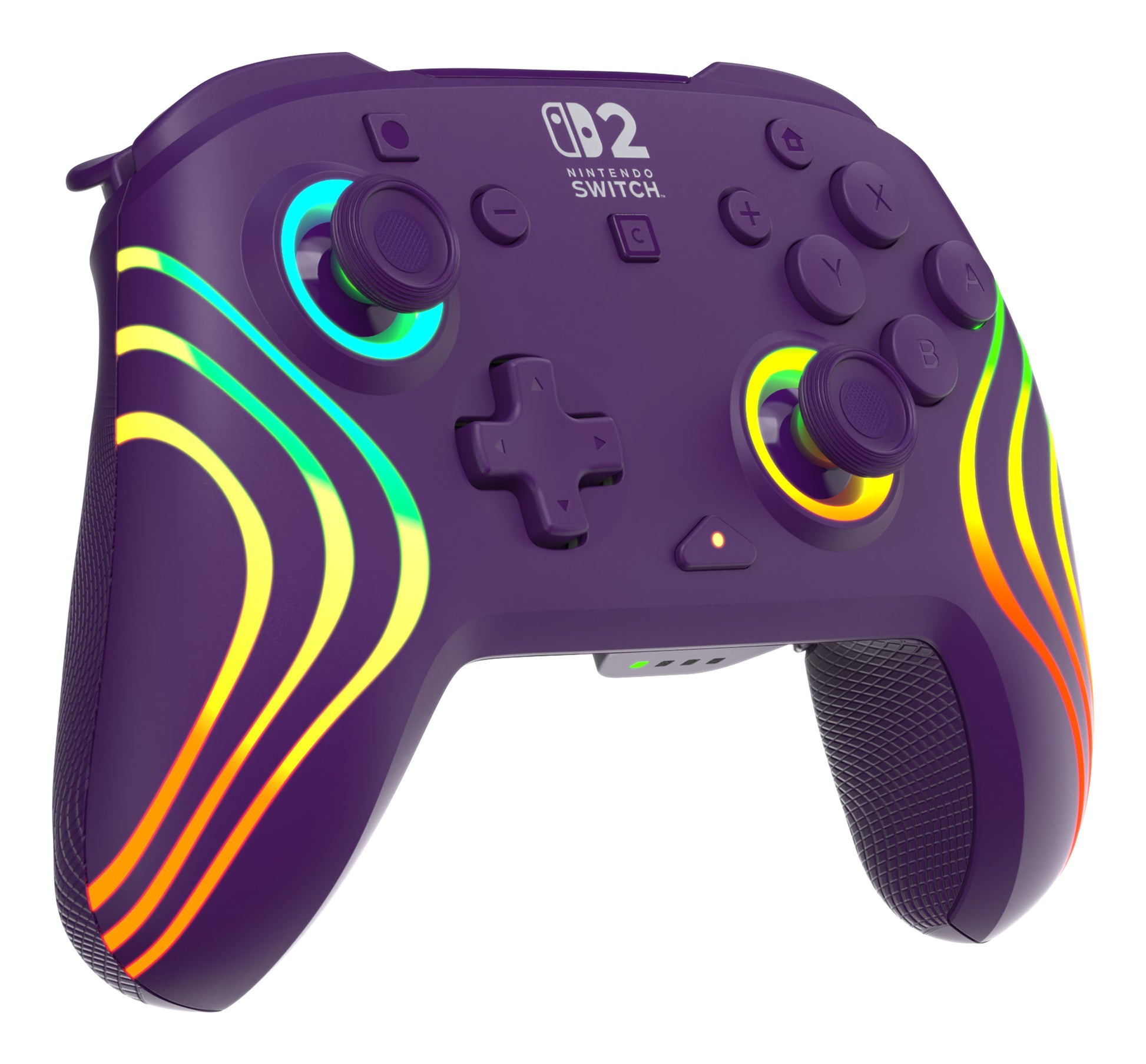 Turtle Beach Afterglow Wave – Gamepad – Bluetooth/USB, RGB, 20 h – für Nintendo Switch, Violett