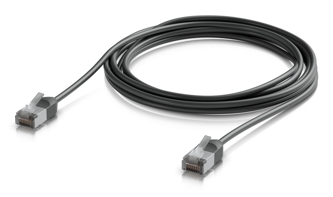 Ubiquiti Patchkabel – Cat6a F/UTP, 3 m, Schwarz, RJ-45