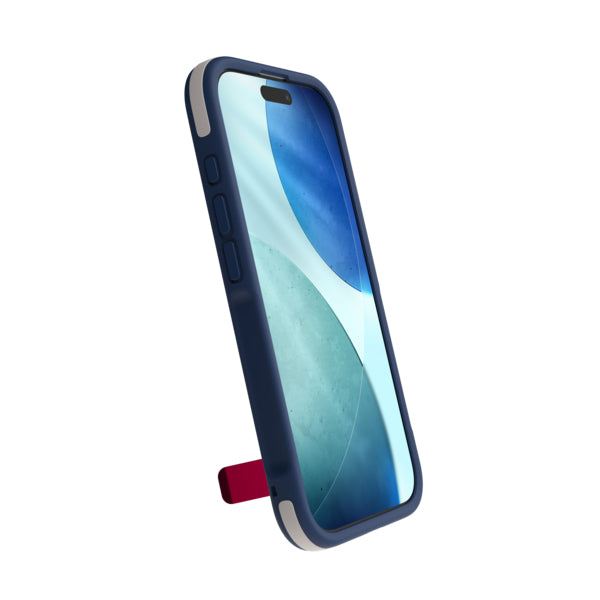 ZAGG Sedona Snap Backcover – für Apple iPhone 17, Graphen, Blau / Rot / Weiss, bis 4 m Sturzsicher