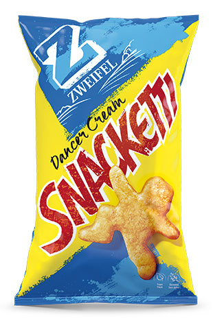 Zweifel Snacketti Dancer Chips – Rahm – 20 × 27 g