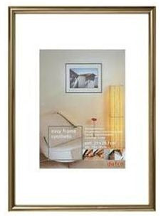 Dufco Wechselrahmen, Gold, Kunststoff, 24 × 30 cm, Hochformat