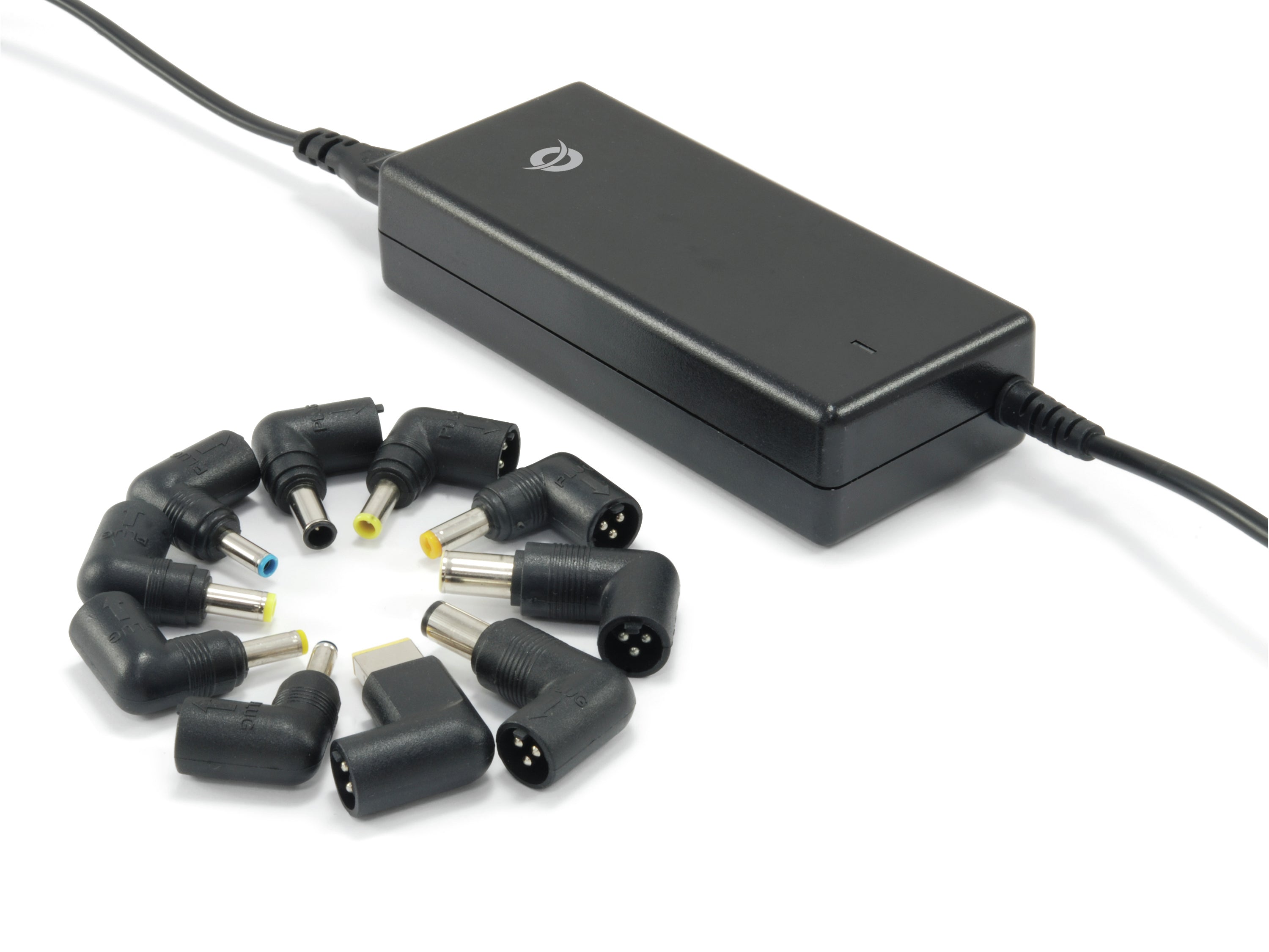 Conceptronic CNB90 Universal Notebook-Netzteil 90 W – 10 Spitzen, USB-A×1 – für Acer, Asus und andere