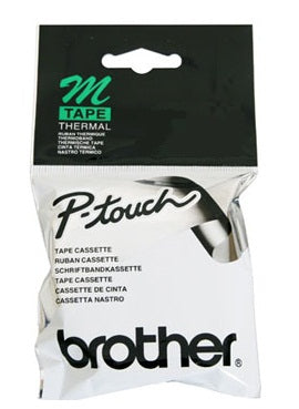 Brother Schriftband – 12 mm × 4 m, weiss, schwarz