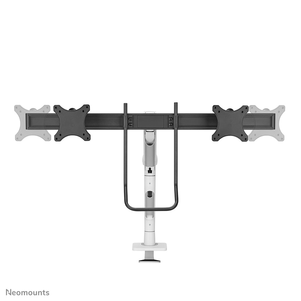 Neomounts Ds75S Ds75S-950Wh2 – Monitorarm, Dual, Tischklemme/Tischdurchführung, bis 32"