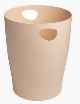 Exacompta Papierkorb ECOBIN Skandi – 15 l – Kunststoff (PP), rund – beige