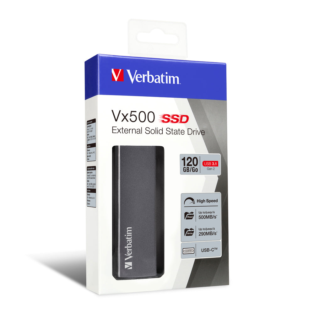 Verbatim VX500 Speichergerät – 120 GB, USB 3.1