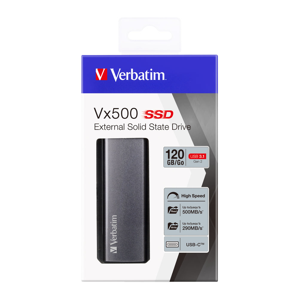 Verbatim VX500 Speichergerät – 120 GB, USB 3.1