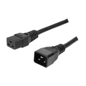 LogiLink Rack-PDU Metered 1U, 20 A 110-240 V, 8×C13, Eingang C20 – schwarz