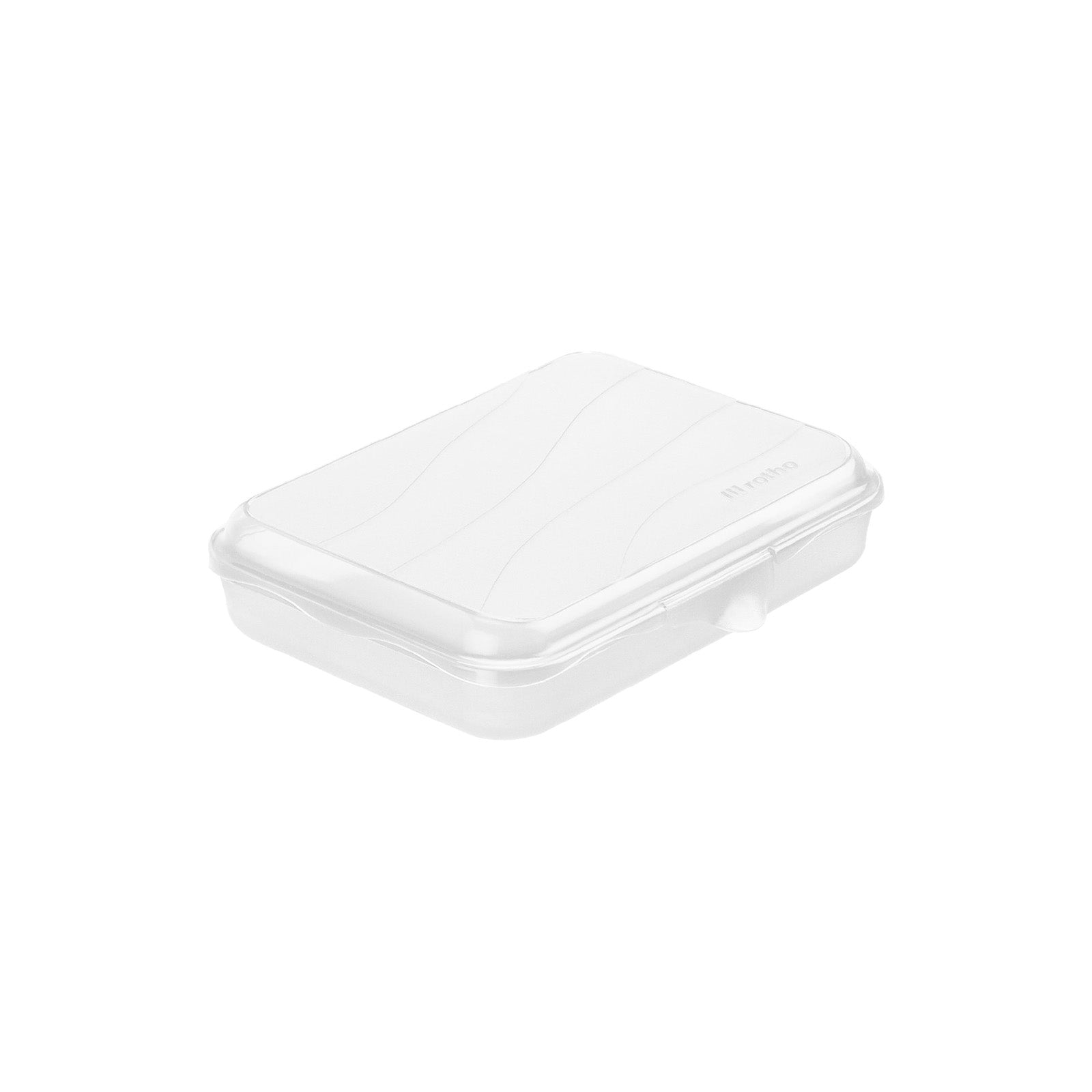 Rotho Lunchbox 750 ml, 19,5 × 14,5 × 4 cm, Polypropylen (PP), transparent