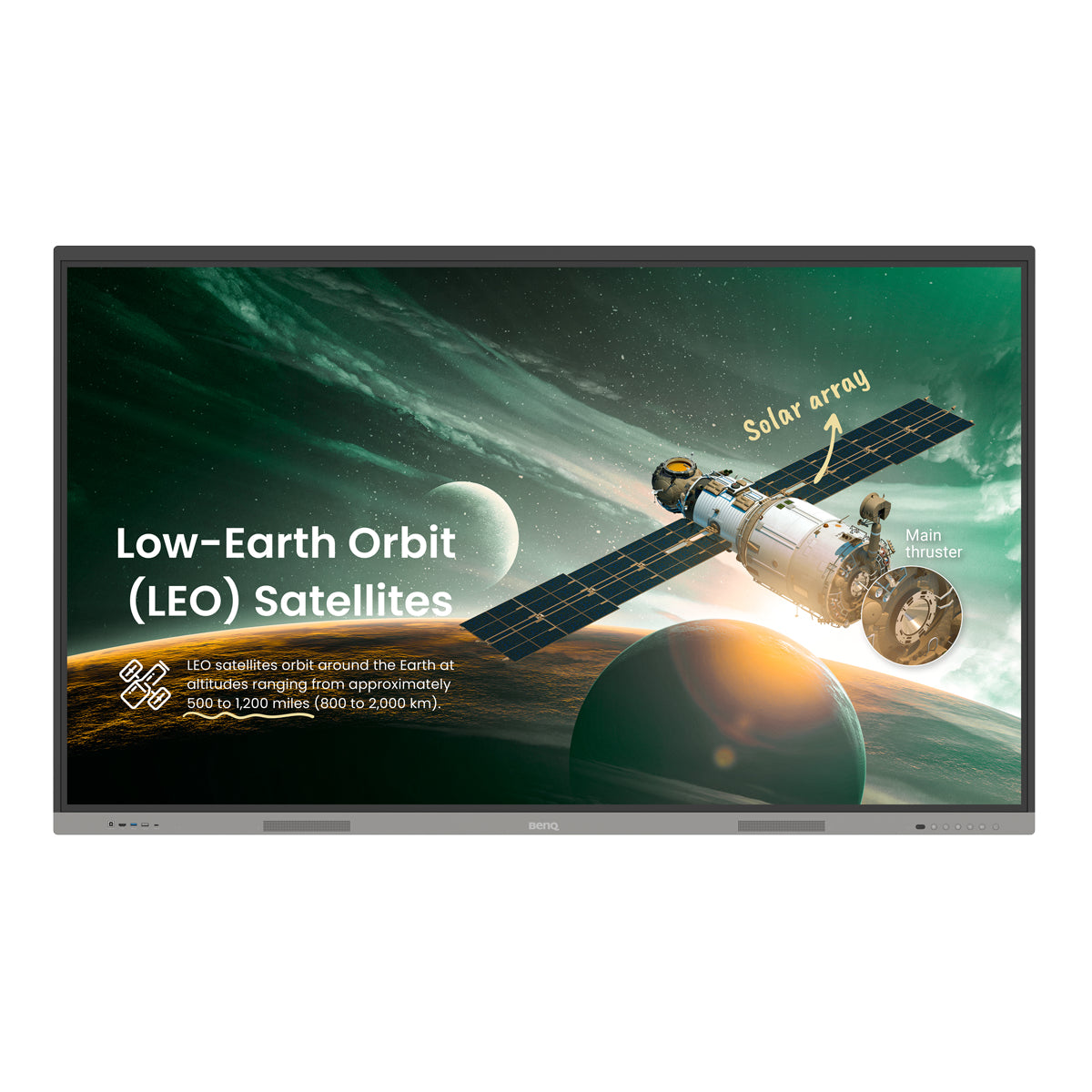 BenQ RE8603A – Interaktives Display, 86", Touch, Schwarz