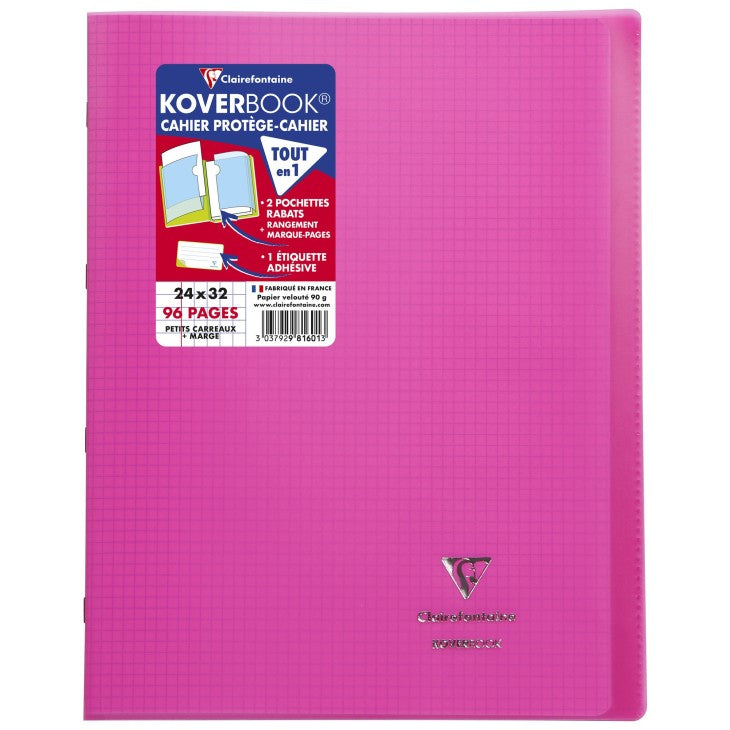 Clairefontaine Notizheft – 240 × 320 mm – kariert – 48 Blatt – 90 g/m² – Softcover – PEFC