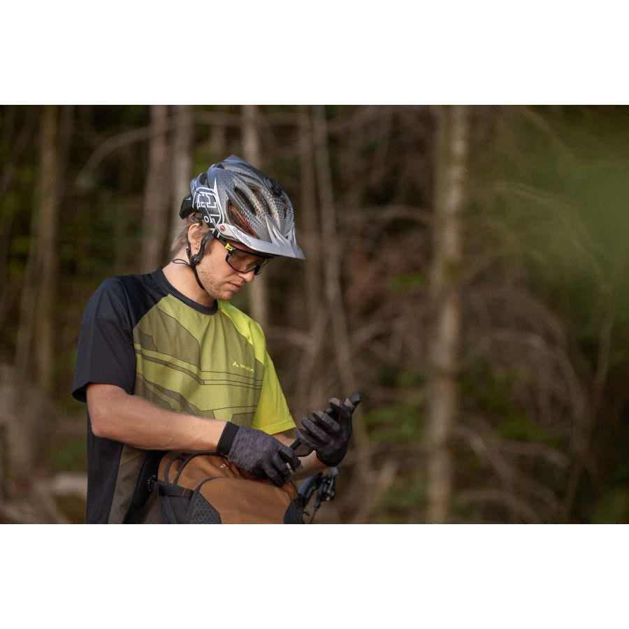 VAUDE T-Shirt Moab VI – XXL, 1 Stück – Grau, Polyester (recycelt), Grüner Knopf
