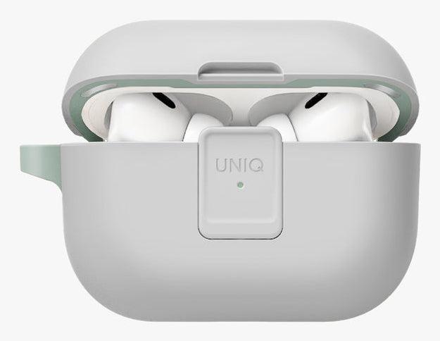 Uniq Clyde – Schutzhülle – für Apple AirPods Pro (1. & 2. Gen.) – Aluminium/PC/TPU – Weiss