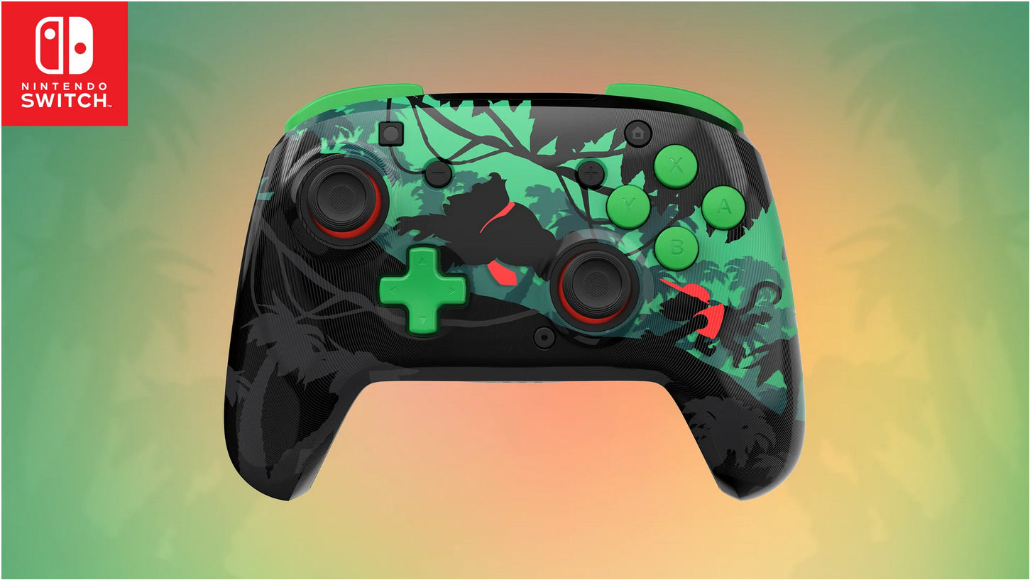 Turtle Beach Rematch (TBC-8101-55) – Gamepad – RF 2,4 GHz, USB, für Nintendo Switch-Familie, Schwarz/Grün