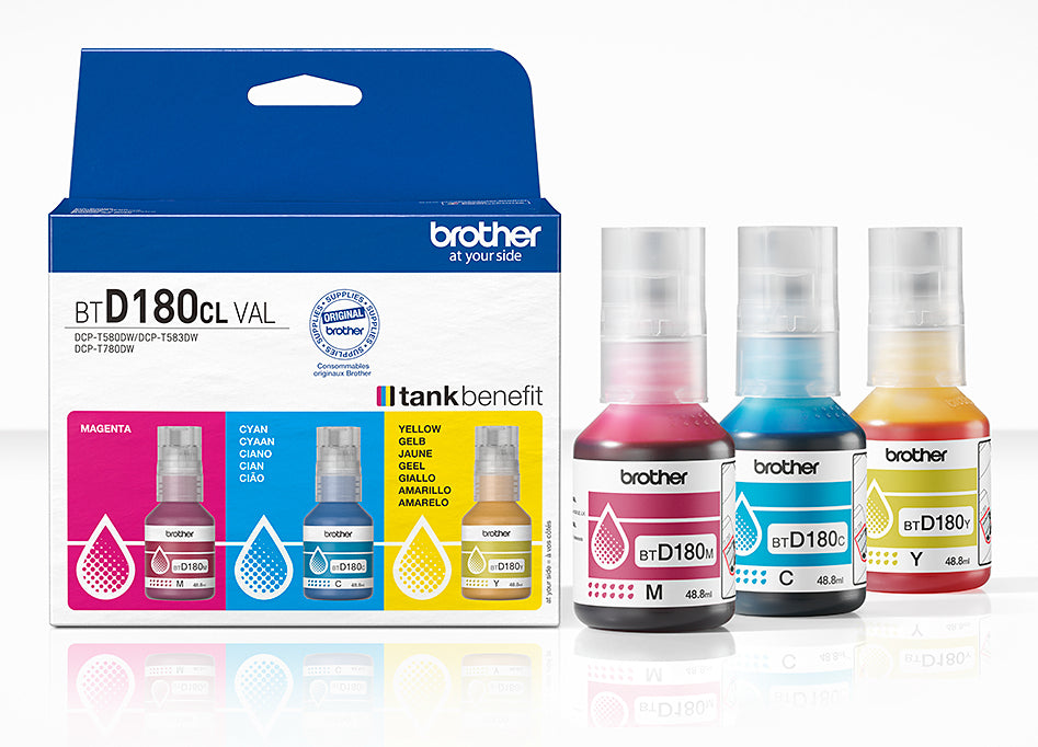Brother Tintenpatronen-Multipack CMY, 3er-Pack