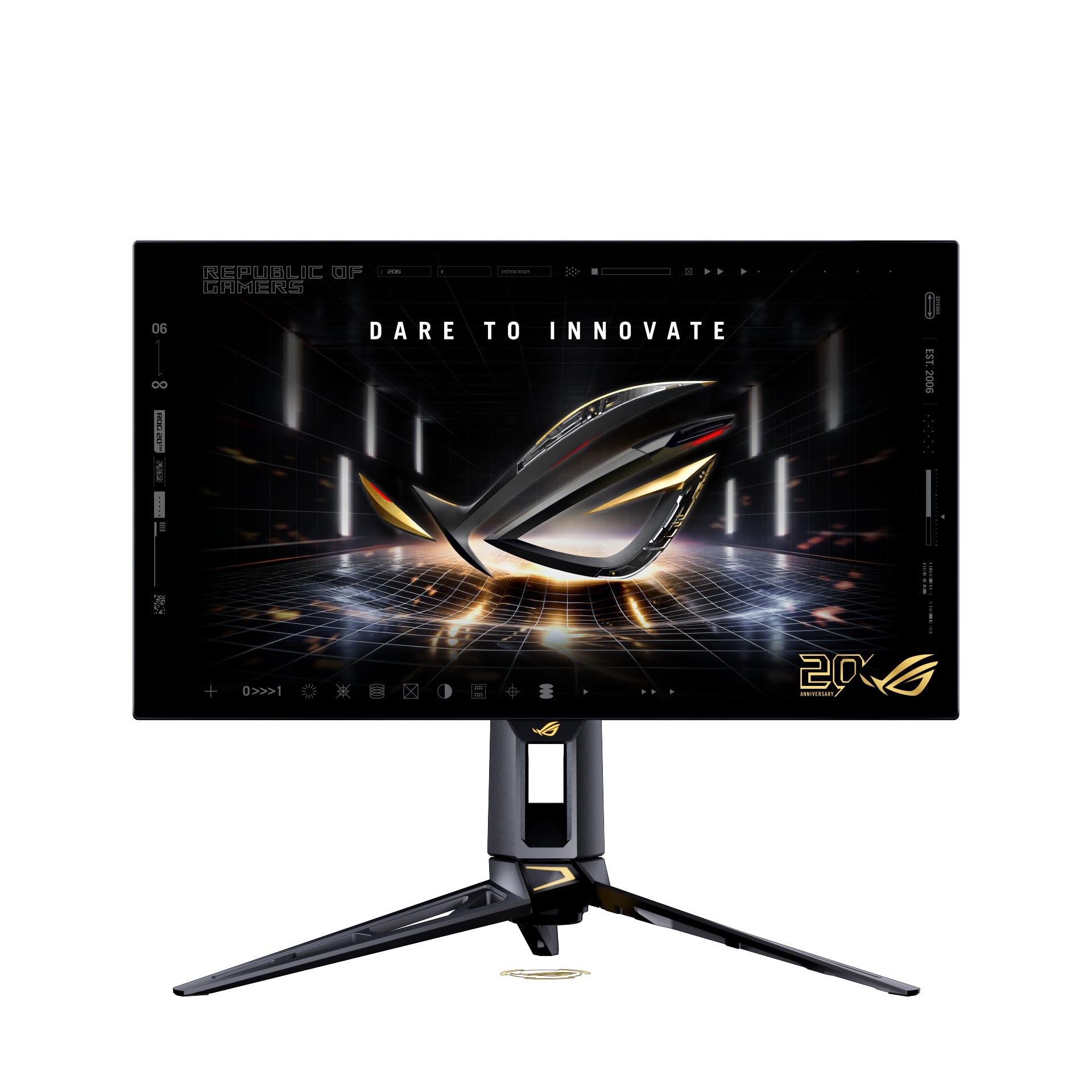 ASUS ROG Swift OLED PG27AQWP-G Edition 20 – 26,5", 2560 × 1440 (WQHD), OLED, 540 Hz, HDR10