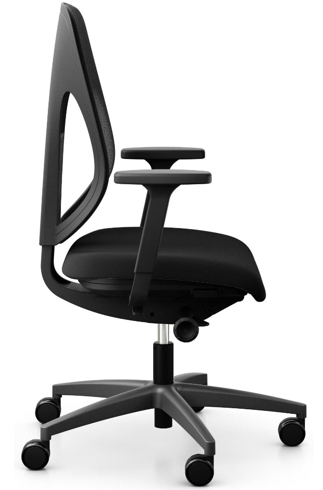 Giroflex Bürostuhl 353 – Sitzhöhe 39–51 cm, 120 kg, Schwarz