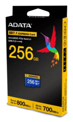 ADATA microSDXC-Speicherkarte – 256 GB, V60, 800/700 MB/s, SD-Adapter – für Nintendo Switch 2