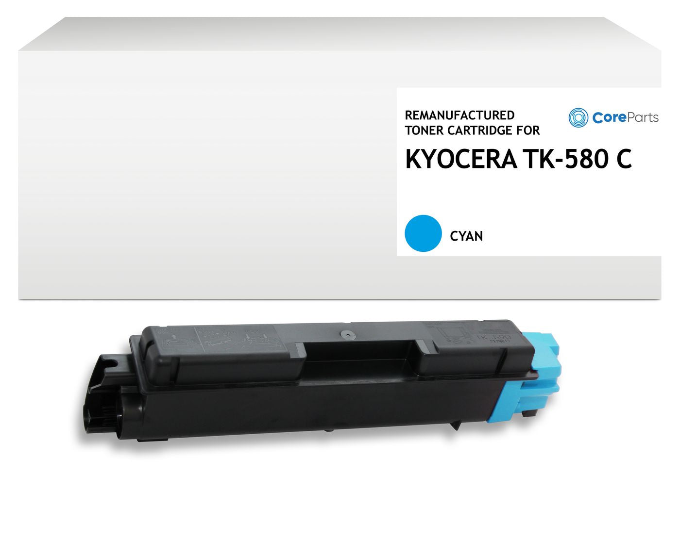 CoreParts TK-580C (QI-TK-580C) Cyan Toner – kompatibel – für Kyocera