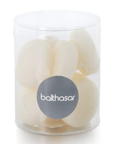 Balthasar Schwimmkerzen – 8-teilig – Ø 4,9 × 2,8 cm – Paraffin, creme