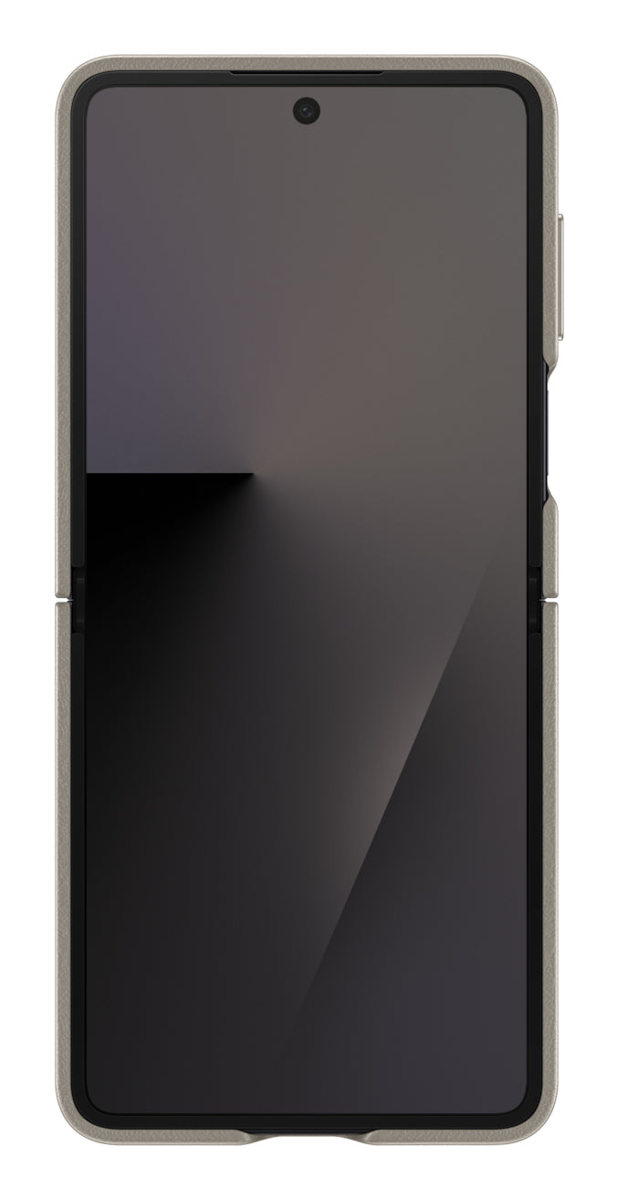 Samsung Backcover – für Samsung Galaxy Z Flip7 – Taupe – Silikon