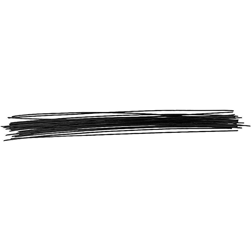 Creativ Company Steckdraht, Schwarz, 30 cm, Ø 1,2 mm, 60 Stk.