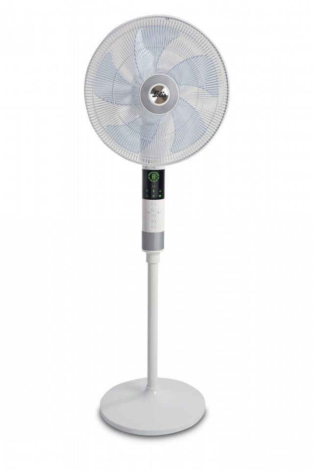 Solis Standventilator Breeze 360 – 40 cm, 3 Stufen, oszillierend, Timer, Fernbedienung, 65 W, Weiss