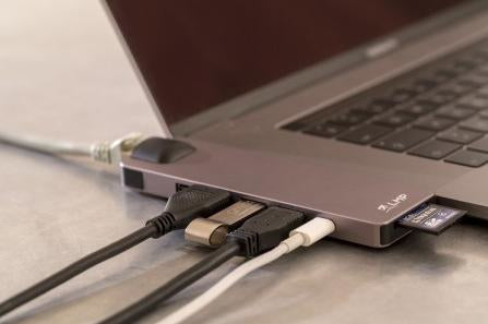 LMP 17278 Dockingstation – USB-C, 1× DP, 1× HDMI, 3× USB-A, GbE, SD/microSD, für MacBook Air/Pro (ausgewählte)