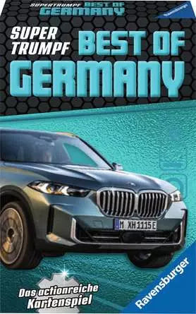 Ravensburger Supertrumpf Best of Germany – Kartenspiel, 1 Spieler, ab 7 Jahren, 5 Min., IT