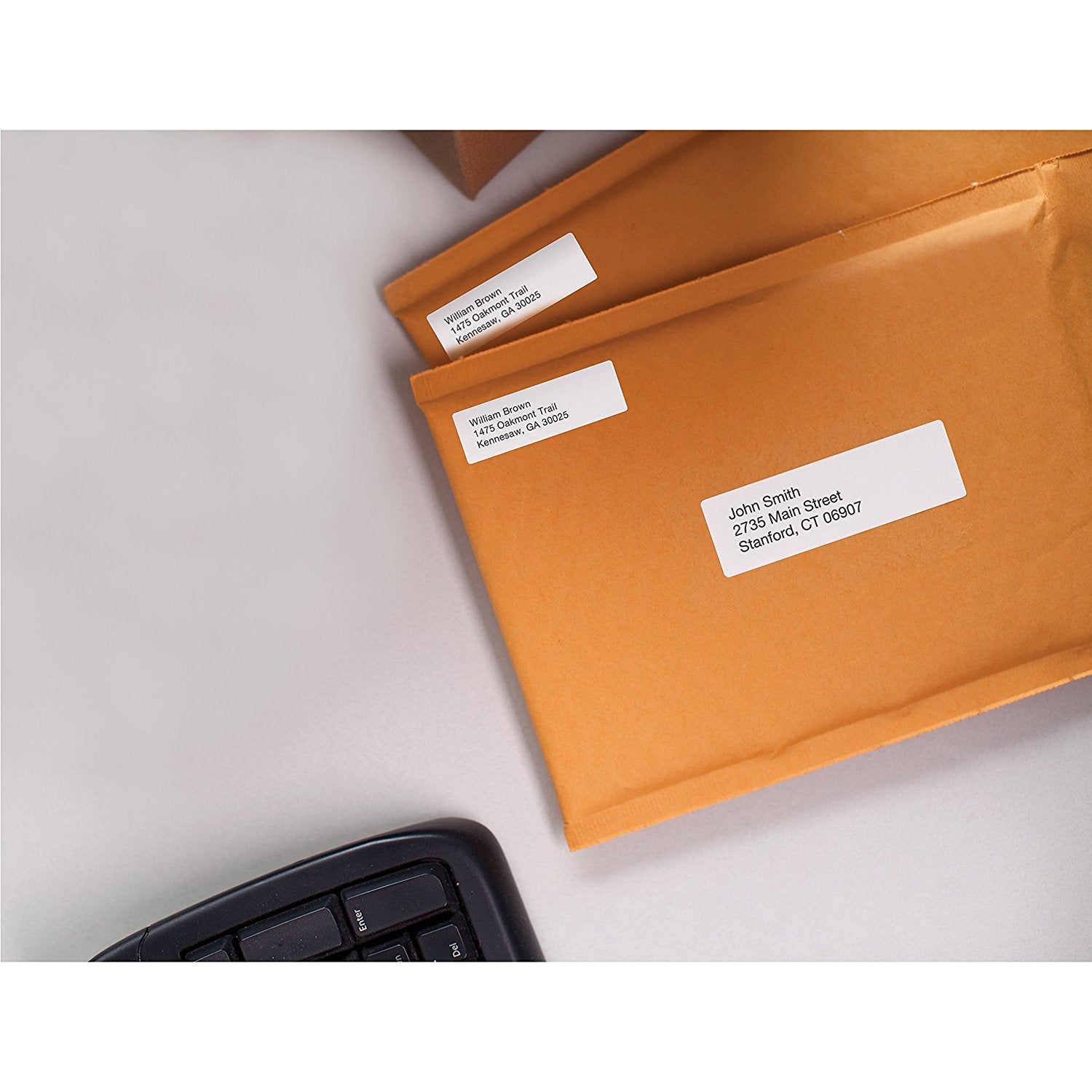 DYMO Adress-Etiketten, 54 mm × 25 mm, weiss, permanent, für LabelWriter 310, 320, Turbo 330 und andere, 500 Stück