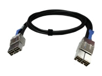 QNAP CAB-PCIE10M-8644-8X Kabel SFF-8644 zu SFF-8644 – 1 m, für TL-RX00PES-RP/QXP-3X8PES, Schwarz