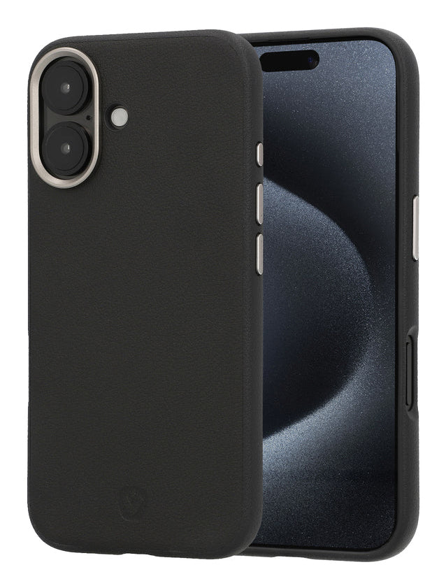 Valenta Backcover – für Apple iPhone 16 – schwarz – TPU – MagSafe-kompatibel