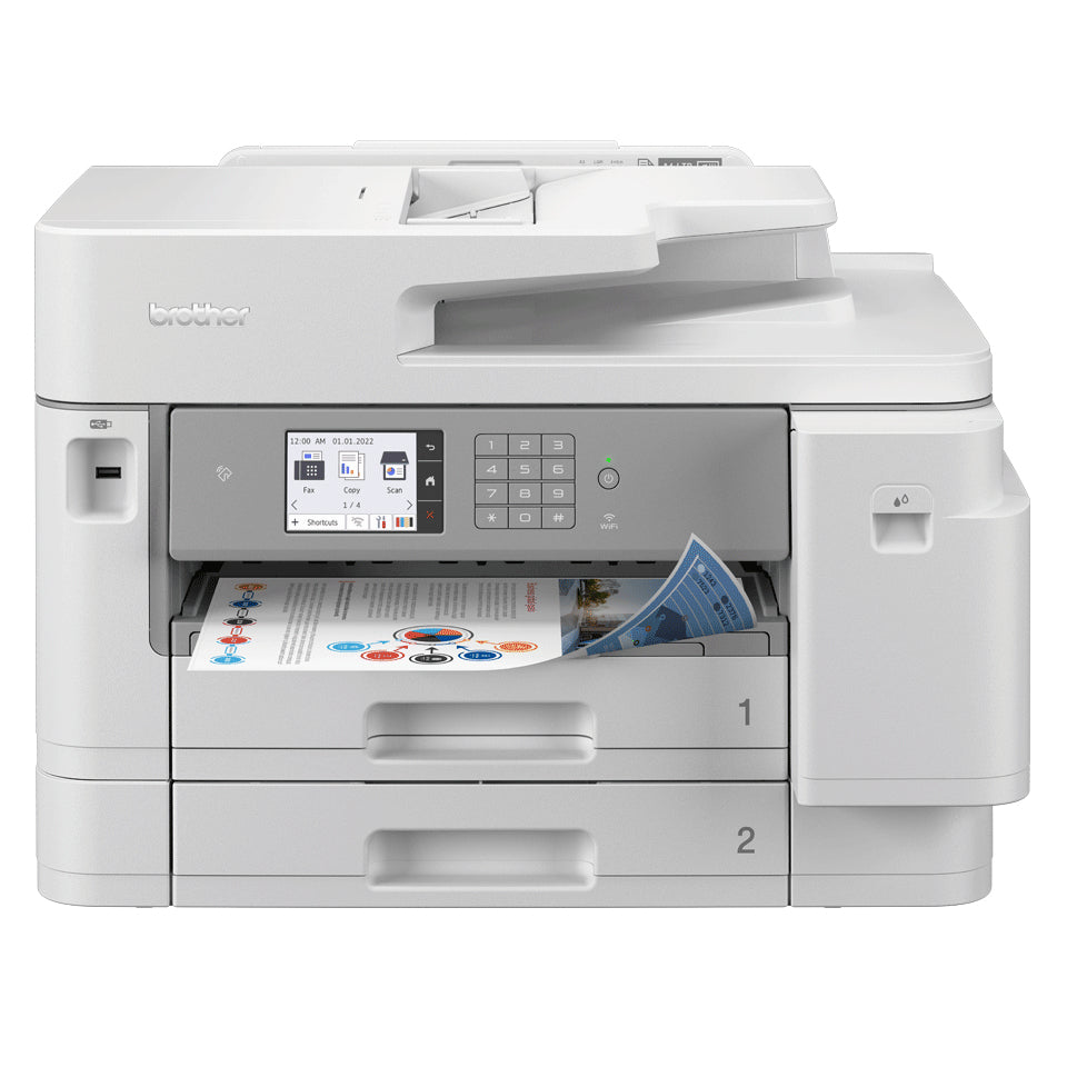 Brother MFC-J5955DW – Farbiges Tintenstrahl-MFP A3, 4-in-1 – USB/LAN/WLAN – Duplex, Duplex-ADF – 30 S/W-Seiten pro Minute