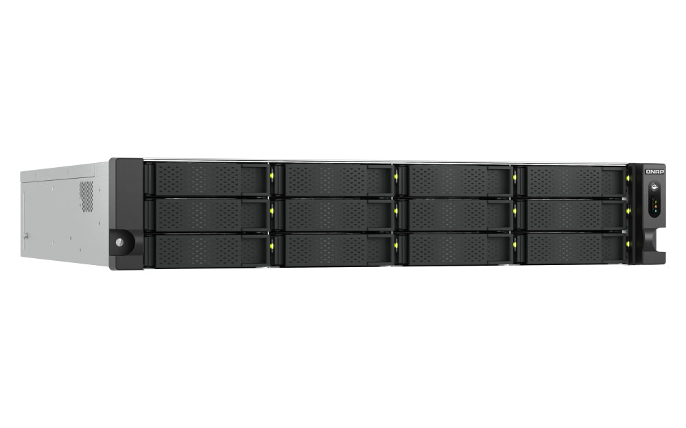 QNAP TS-h1277AXU-RP – 2U 12-Bay NAS, AMD Ryzen 5 Pro 16 GB DDR5