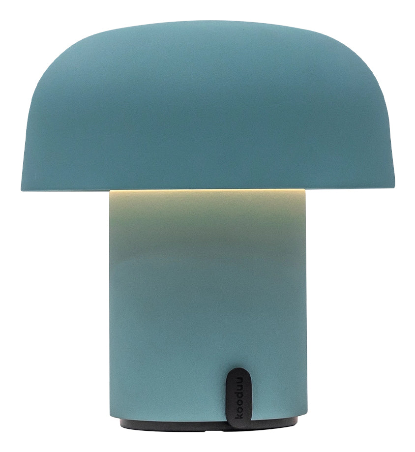 Kooduu Tischleuchte SENSA – LED, 60 lm, 2700 K, dimmbar, Akku, Aufladestation – Blaugrün