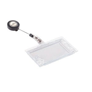 Durable Hartbox – 87 × 54 mm, transparent, für 2 Ausweise, 10er-Pack