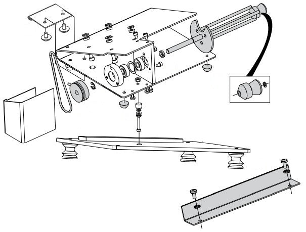 Datamax O'Neil Verschleissteile-Kit, 100 mm Papierrolle – für Compact Mobile4/MP Compact4 Mobile Mark II