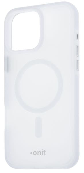 ONIT Mill.Std. Backcover – für Apple iPhone 16 Pro Max, MagSafe, PC+TPE+TPU, Weiss matt, bis 3 m Sturzsicher